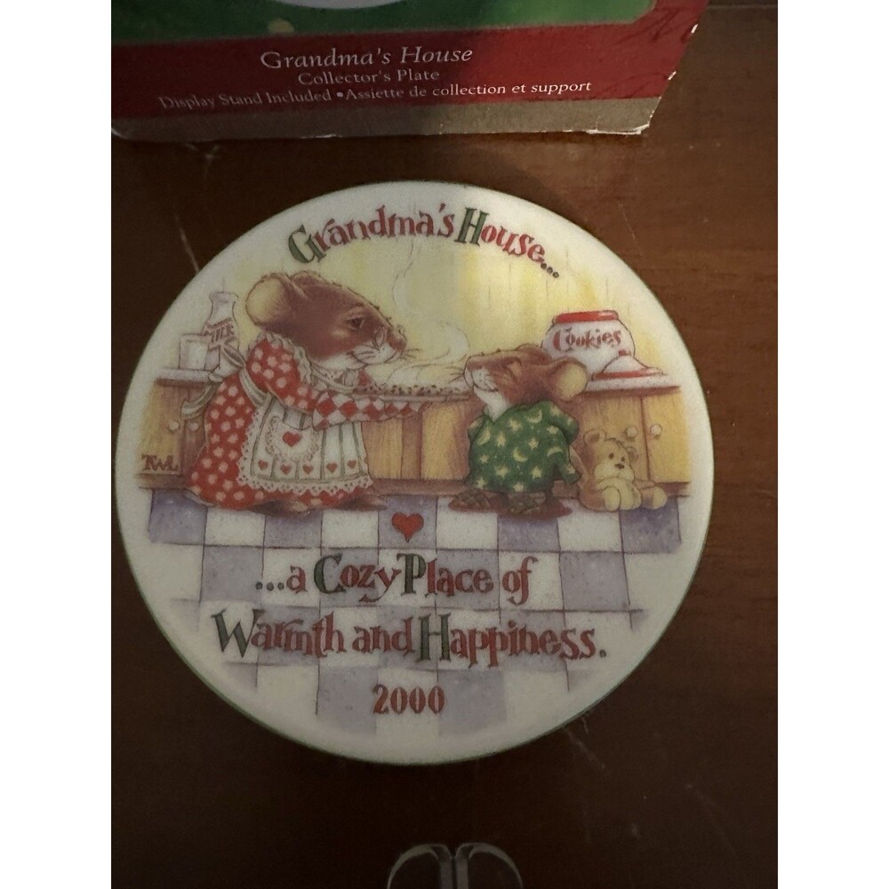 2000 Hallmark Keepsake GRANDMA'S HOUSE collectors plate ornament